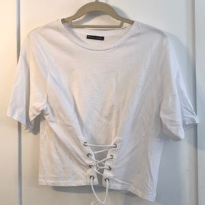 Corset white T-shirt